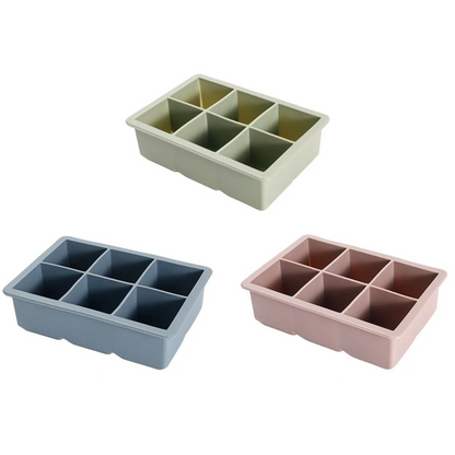 Moldes 6 Espacios Cubo De Hielo Xl